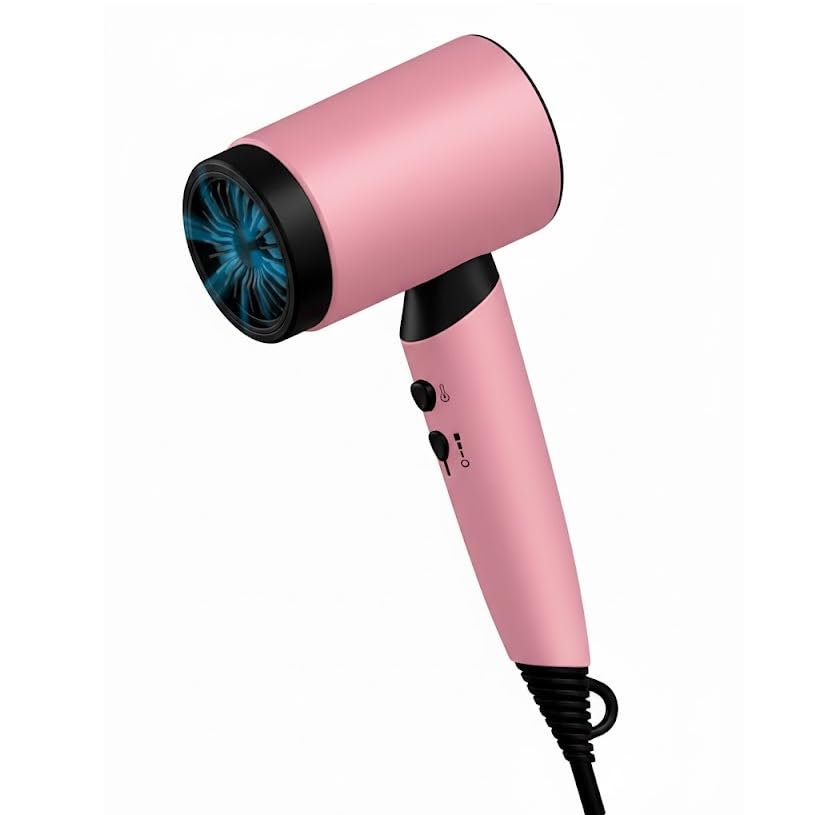 [B0FM23HY92] Hair Dryer, 2400 Watt, Ionization Technology, Instant Drying and Styling, Pink PK-10