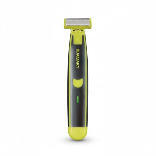 IPX4 Face & Body Shaver, 180 Mins Charge, 6000 RPM, Waterproof, Black & Green, JPC60008