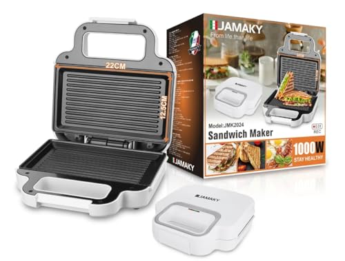 Jamaky JMK-2024 metal toster non-stick Sandwich Maker 1000 Watt