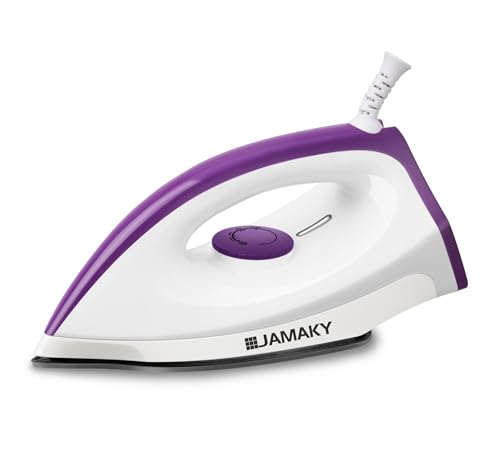[B0FCMG7THK] 1800W Dry Iron JMK1101 - Fast & Efficient Multi-Color dry Iron for Wrinkle-Free Clothes