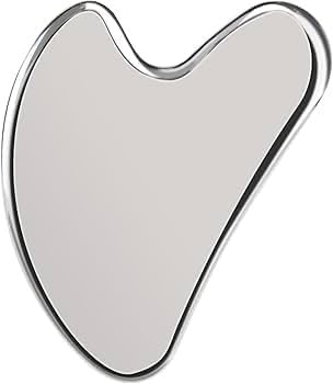 [B0FBYG6W4J] Gua Sha Facial Stainless Steel for Skin Firming Reducing Puffiness & Improving Blood Circulation