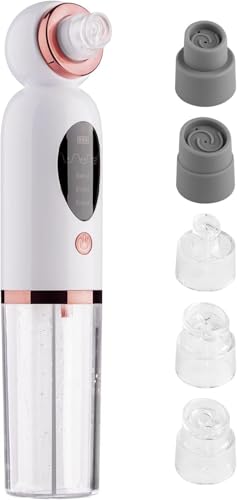 [B0DXVXWJGP] جهاز مكنسة شفط وإزالة الرؤوس السوداء ومنظف الوجه الكهربائي لعلاج حب الشباب والبثور يعمل بنظام دورة مائية لإزالة الرؤوس السوداء العميقة