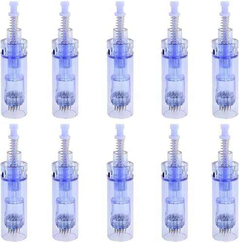 [B0DY819YX3] Microneedling Needles Cartridges for Derma Pen Ultima A6 (12 Pin Needles)- 10 Pieces