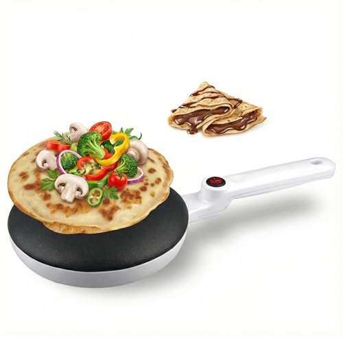 [B0G5N3YMLL] DSP Professional Crepe Maker with Non-Stick Surface, 650W, 20cm, Easy to Clean and Store, KC3016