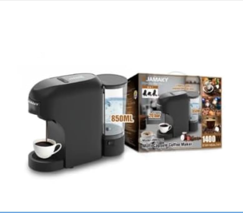 JMK-9016 Multi Capsule Italian Coffee Machine 3 in 1 1400W 7 Levels 85ml