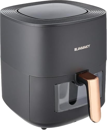 [B0DD8K6R2J] JAMAKY Digital Air Fryer 1800 Watt JMK5006 With LCD touch screen (Black) - 7 Liters
