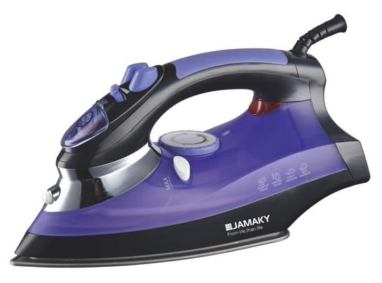 Jamaky 1035 Powerful 3000W Steam Iron for Clothes & Curtains – High-Pressure Steam, Self clean, Fast Heating & Extra-Long Cord – Professional Grade Ironing for Wrinkle-Free Fabrics