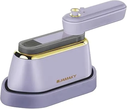 Portable Mini Steam Iron Travel Multifunction 1500W 100ml Water Tank Continuous Steam Dry Vertical Horizontal Ironing