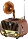PRUNUS J-190 Retro Radio AM FM SW Bluetooth, Portable Vintage Radio  MD-1319BT